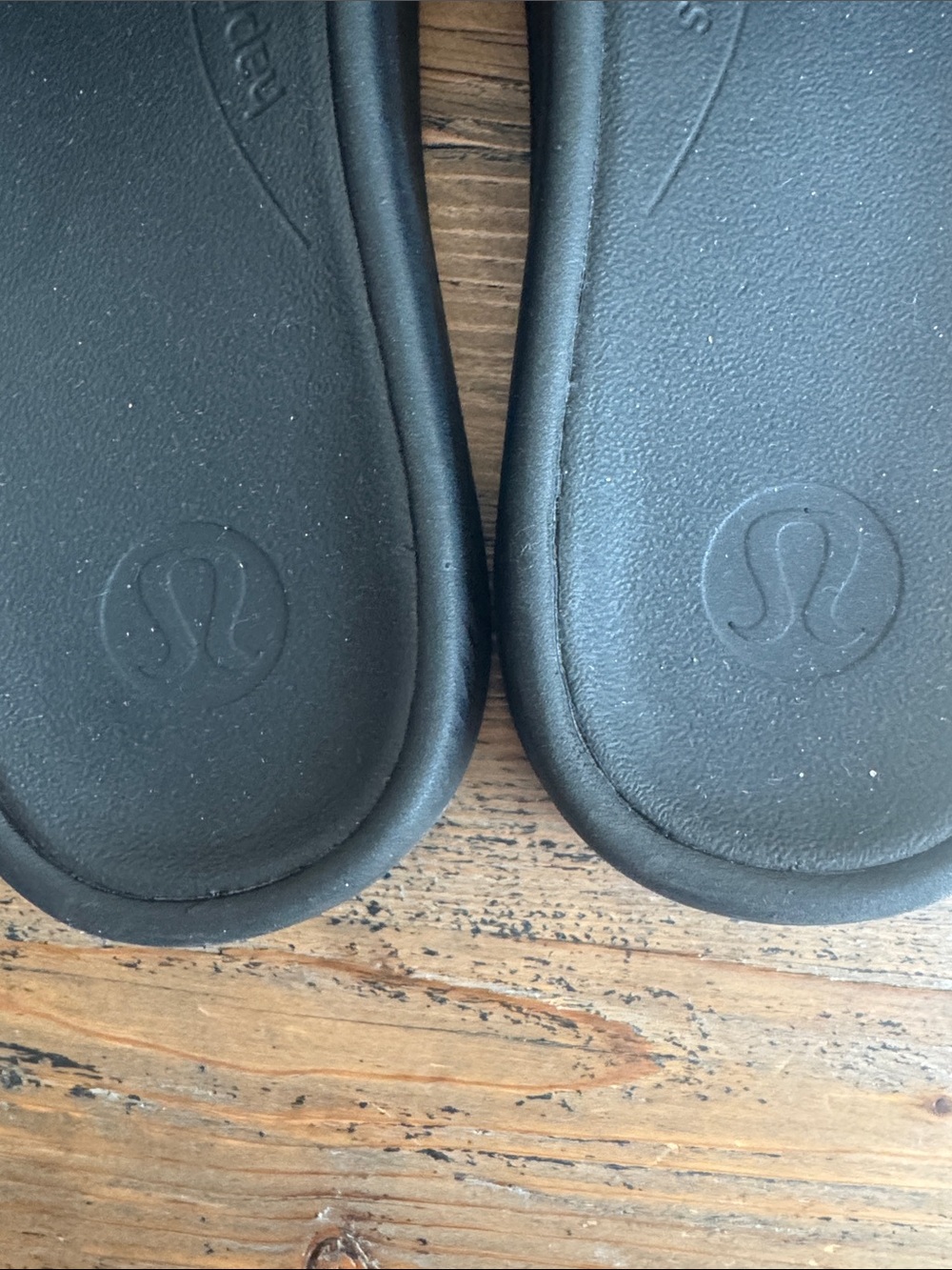 lululemon athletica Black Slide Sandals with Logo Strap - Picture 3 of 7